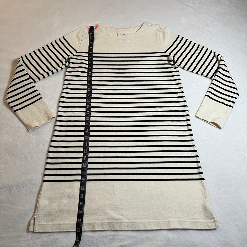Anthropologie Allihop 3/4 Sleeve Stripe Knit Dress Size Small Coastal Sailor - Picture 10 of 11